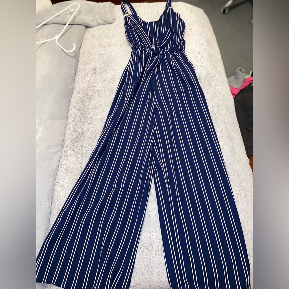 Long pants romper